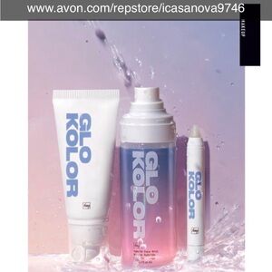 Kolor Hydrating Makeup Set - Pink and White